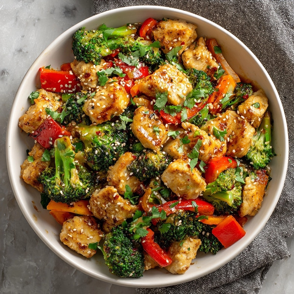 Enjoy a quick and healthy No-Fuss 20-Minute Stir-Fry a delicious weeknight meal with vibrant ingredients.