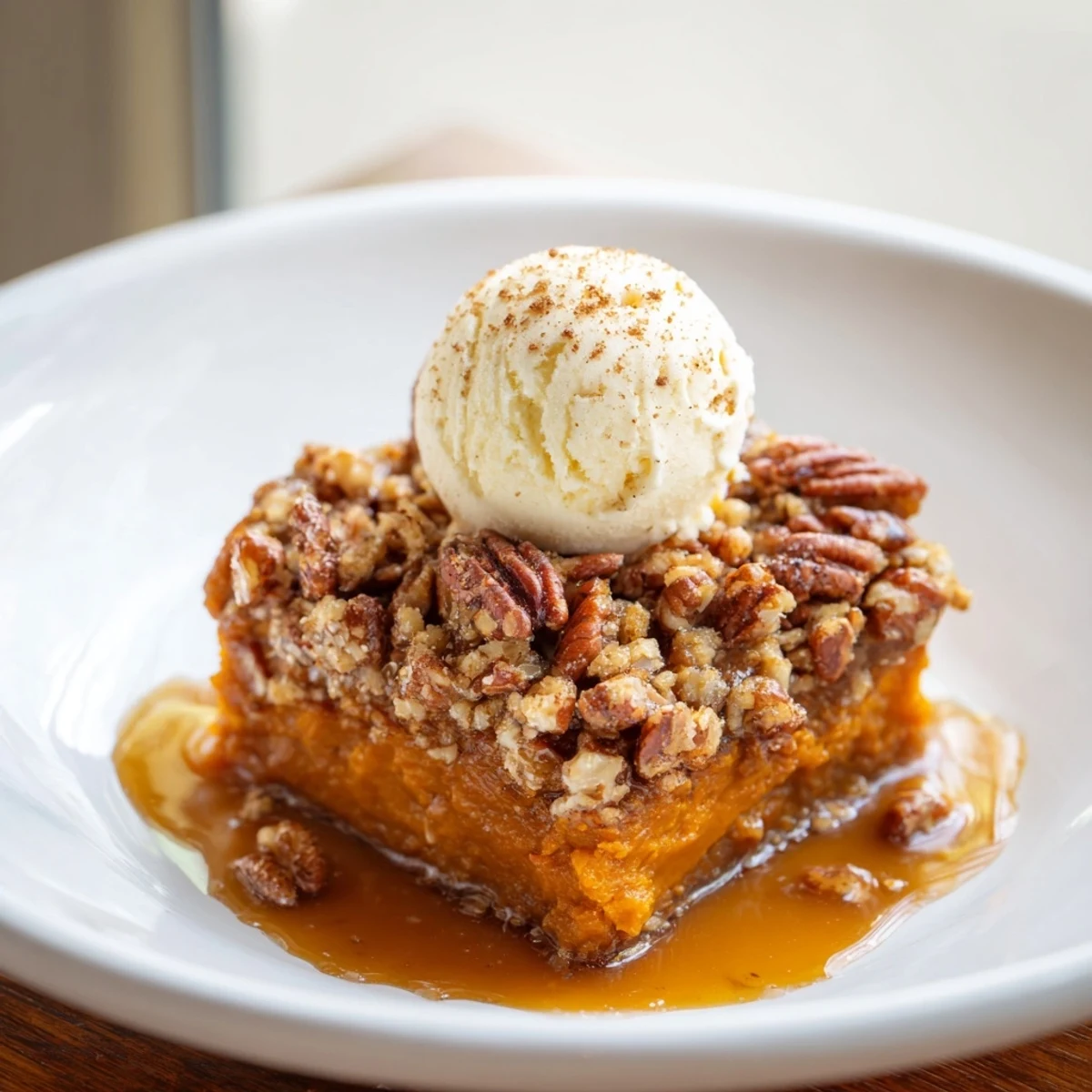Indulgent Sweet Potato Casserole Rebel Float, featuring warm spices and a rich ice cream scoop.