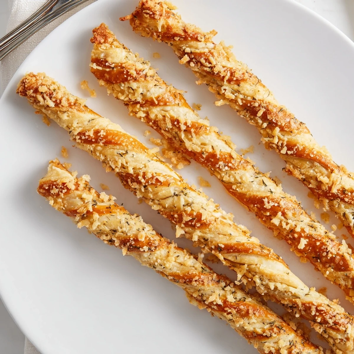 Cheesy Pretzel Dill Pickle Sticks