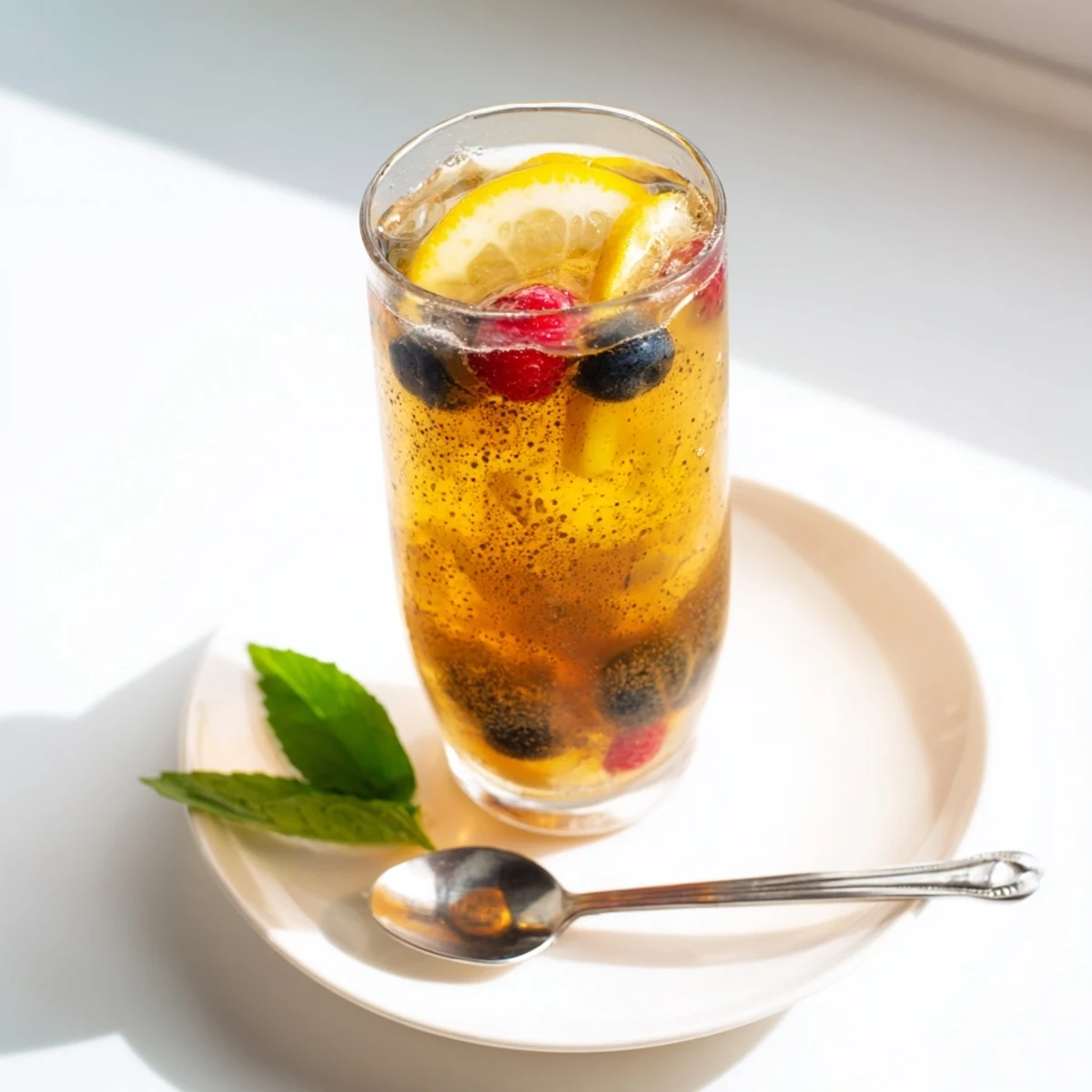 Refreshing kombucha-style home-brew mocktails in vibrant glass jars, bursting with flavor.  