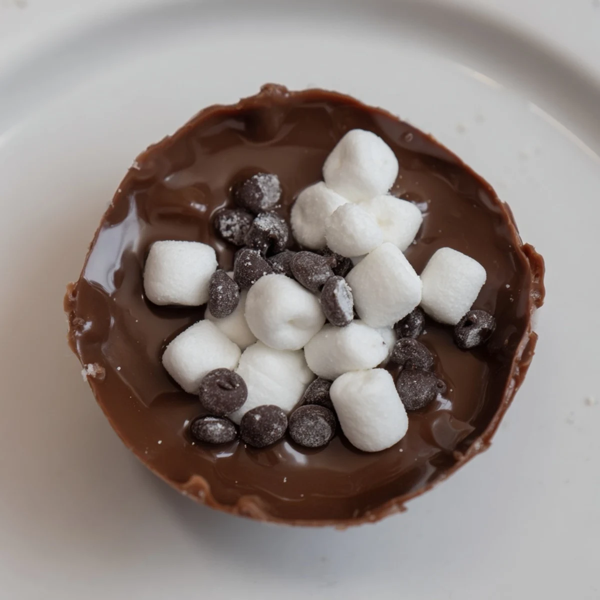 These delightful, homemade Budget-Friendly Hot Cocoa Bomb Cups are filled with marshmallows and cocoa mix.