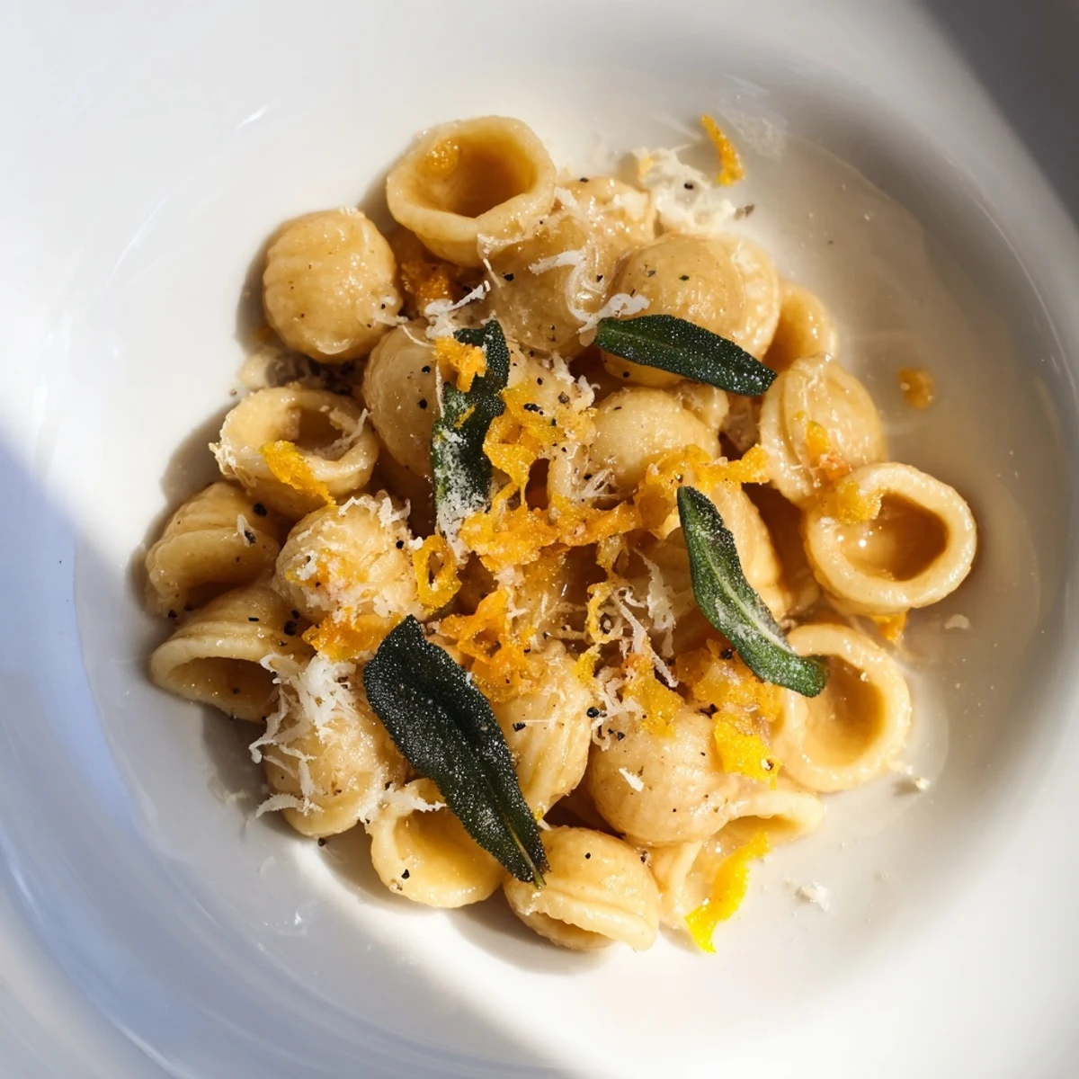 Golden brown butter & crispy sage coat the ditalini pasta in this easy, flavorful dish.