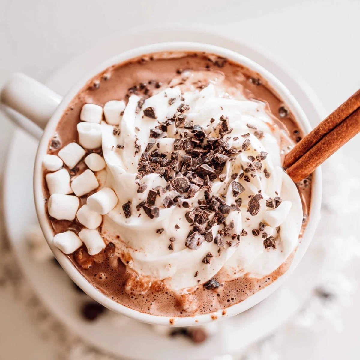 Warm and inviting Cozy Bear Hot Cocoa Board, with toppings ready for dipping and festive cheer.