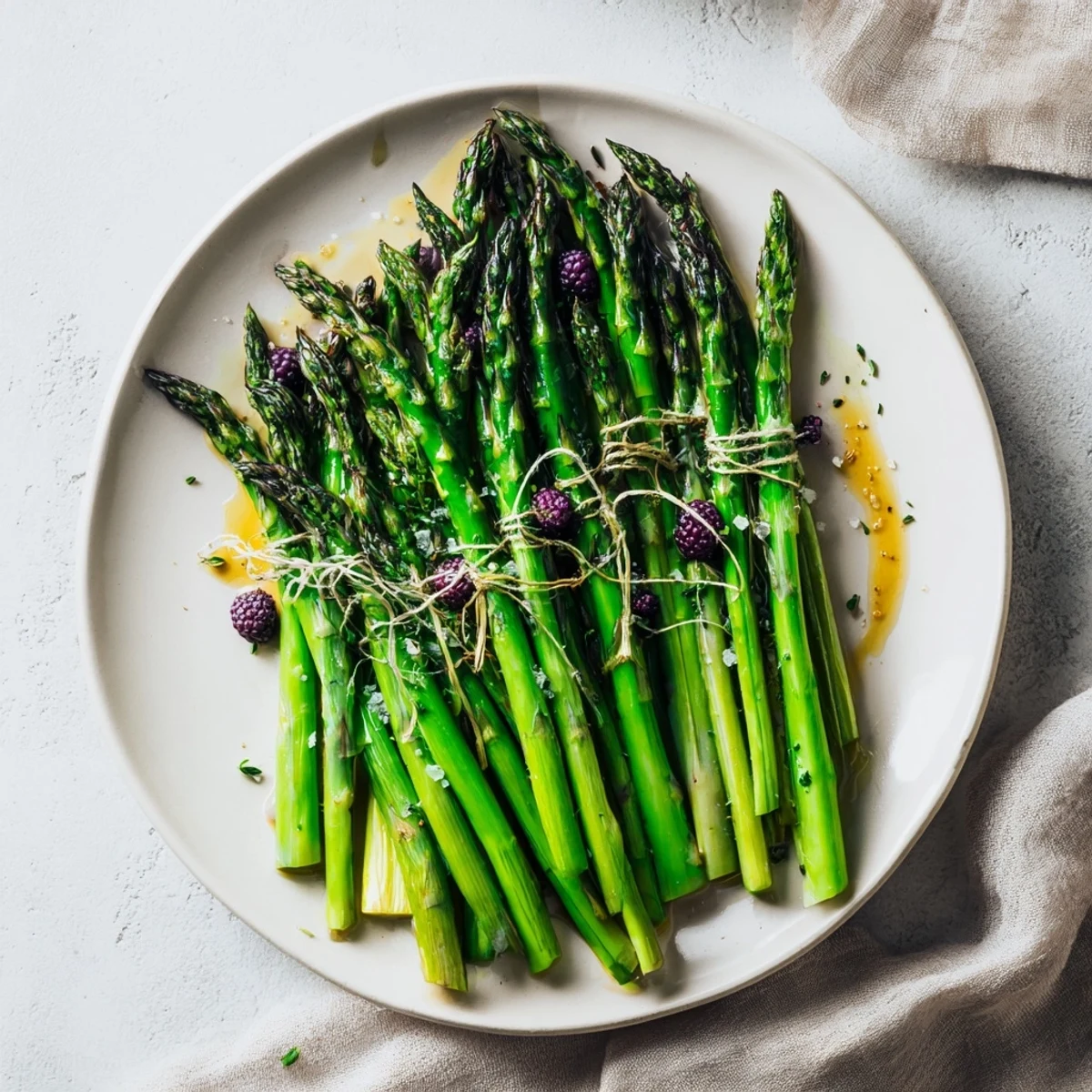 Gorgeous The Botanical Lattice appetizer featuring a colorful fruit-filled asparagus weave, perfect for spring.