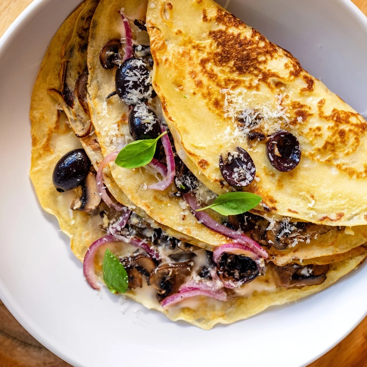 Golden and crispy Cheesy Tortilla Pizza Wrap filled with melty cheese and savory pizza toppings.