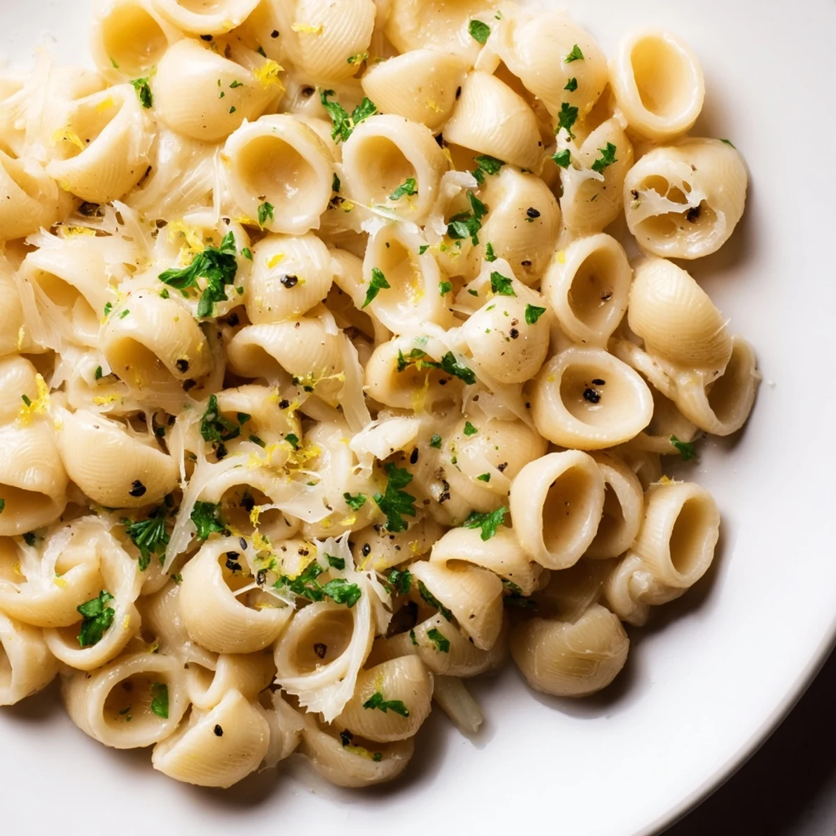 Bright, flavorful 15-Minute Creamy Garlic Butter Ditalini, a quick weeknight dinner, ready in 15 minutes.