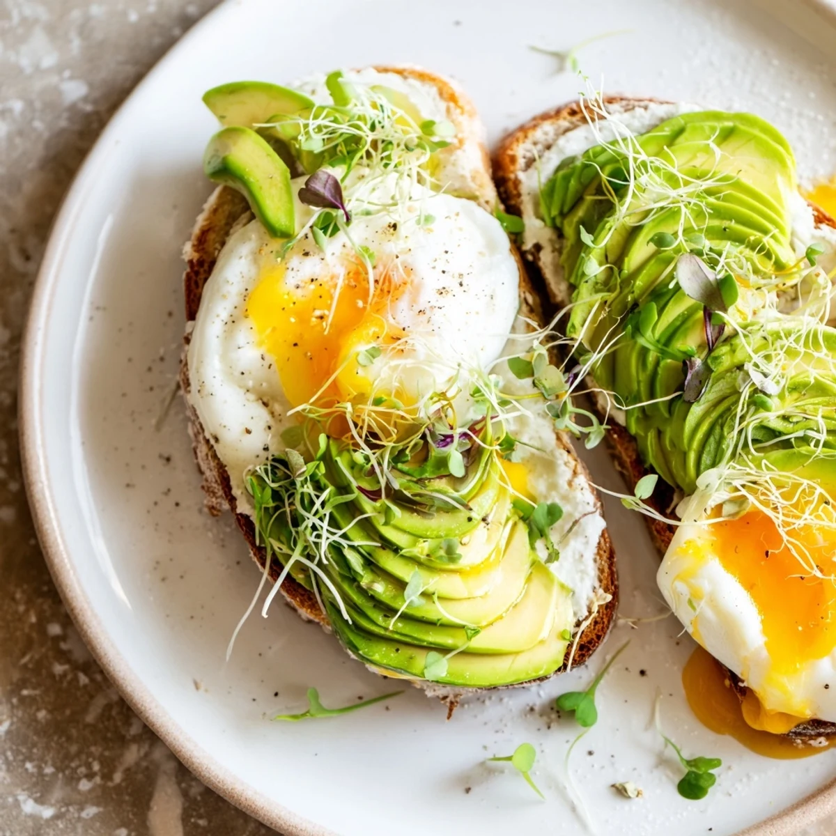 Plump yellow yolks nestled in airy baked egg whites making a stunning Cloud Toast 2.0.