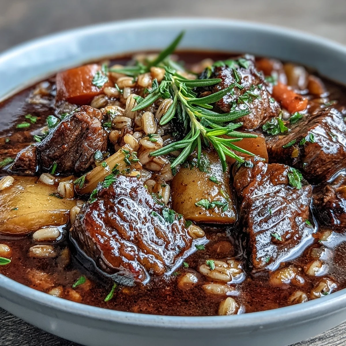 One-Pot Guinness Beef Barley