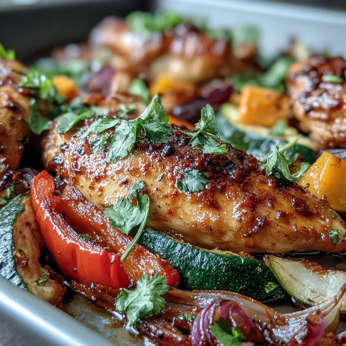 One-Pan Mango Chili Chicken