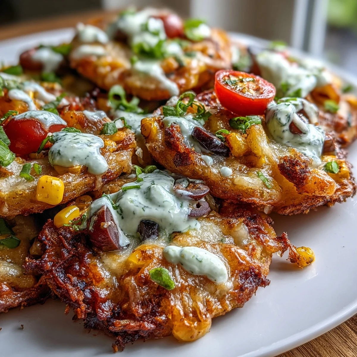 Rainbow Veggie Irish Nachos
