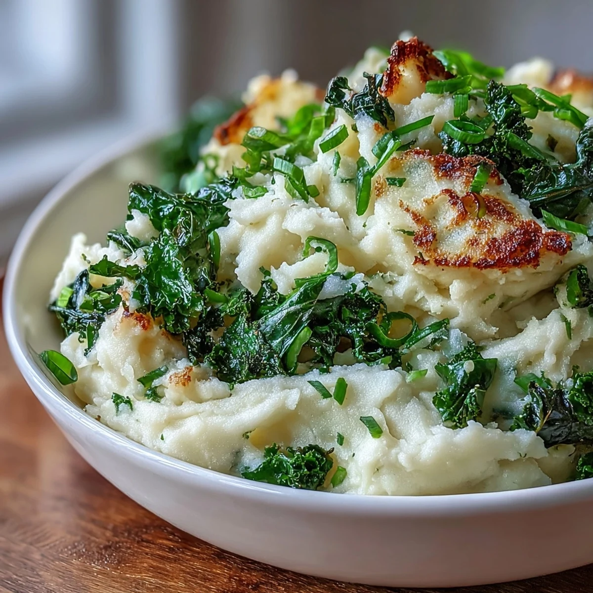 Irish Colcannon Mashed Potatoes