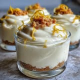 Lemon Mousse Cups Shortbread