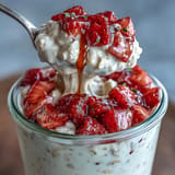 Strawberry Vanilla Overnight Oats