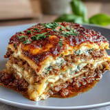 Hearty Cabbage Dumpling Lasagna, a comforting gluten-free bake with savory filling.