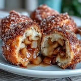 Gooey apple filling hugs these soft cinnamon pretzel bites.