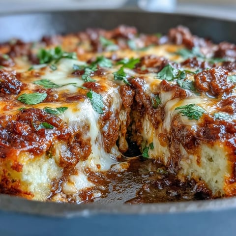 1. Cheesy cauliflower crust taco skillet loaded with seasoned beef and melty cheddar cheese, baked to golden perfection.  