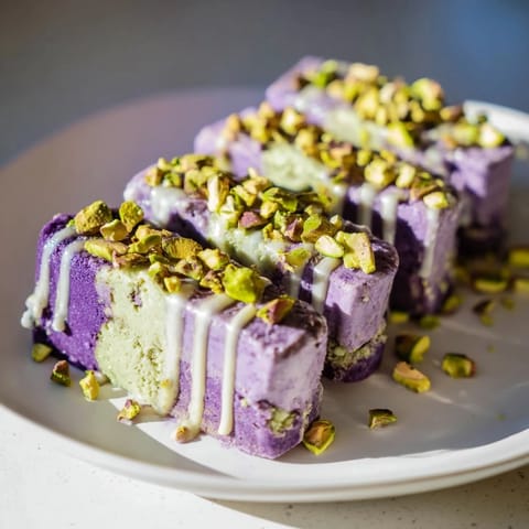Ube Pistachio Ice Cream Bars #190