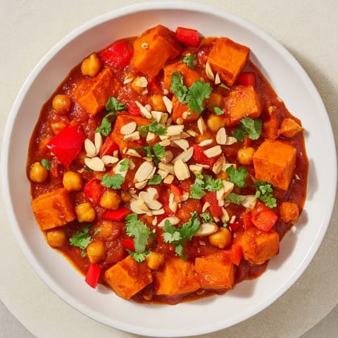 Moroccan Chickpea Sweet Potato
