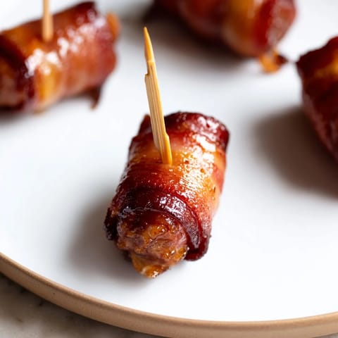3-Ingredient Bacon Wrapped Smokies