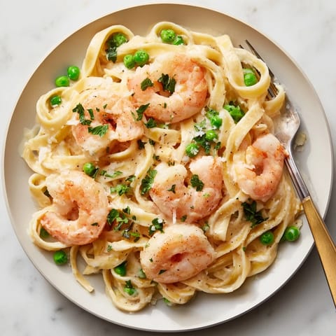 Instant Pot Shrimp Alfredo