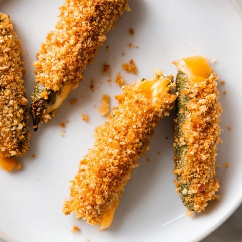 Crispy Cheese Wrapped Pickles