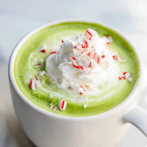 Cozy Peppermint Matcha Latte #327