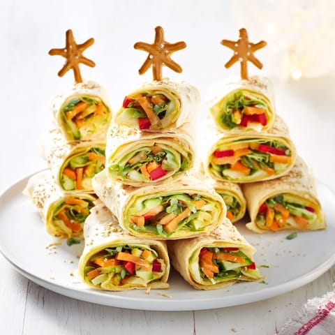 Air Fryer Christmas Tree Wraps
