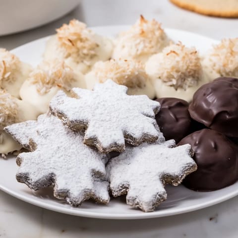 Festive Snowflake Dessert Board #330