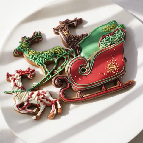 Santas Sleigh Cookie Display #336