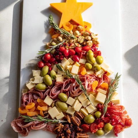 Christmas Tree Charcuterie Board