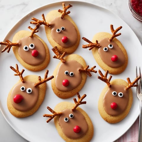 Santas Reindeer Cookie Platter #353
