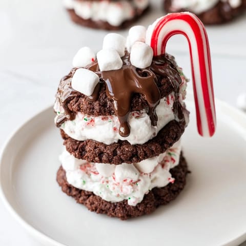Hot Cocoa Cookie Stack #368