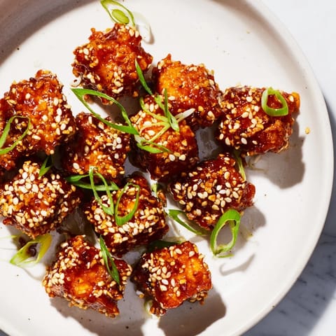 Honey Gochujang Tofu Cubes #430