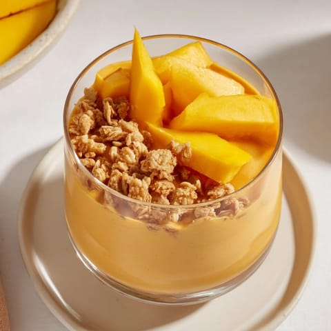 Mango Blended Overnight Oats #464