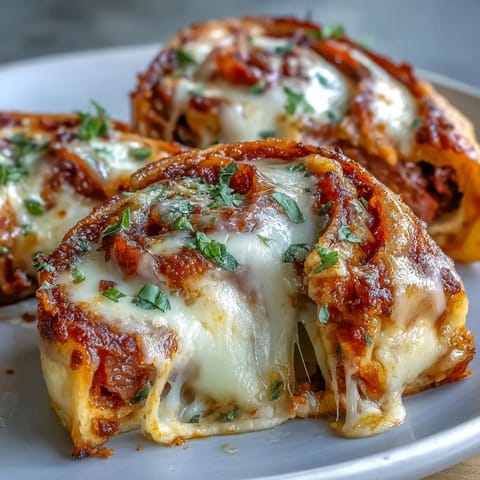 Freshly sliced Tortilla Pizza Rolls showing gooey cheese pull and colorful bell peppers. 