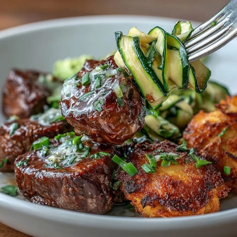 Keto Garlic Butter Steak Bites
