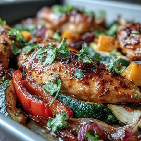 One-Pan Mango Chili Chicken