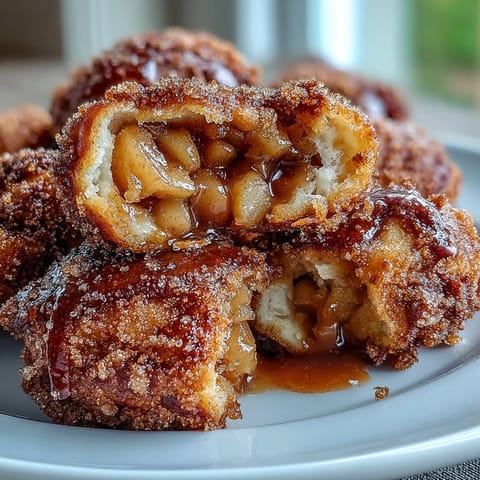 Warm apple cinnamon pretzel bites dusted with sweet sugar sparkle.