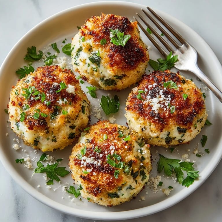 Moist Garlic Parmesan Chicken Meatloaves fresh from the oven, emitting a rich, savory aroma.