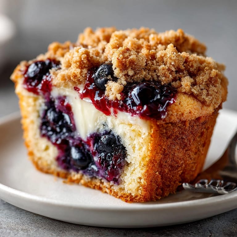 Freshly baked blueberry muffin cookies with streusel topping, bursting with juicy berries and rich aroma.
