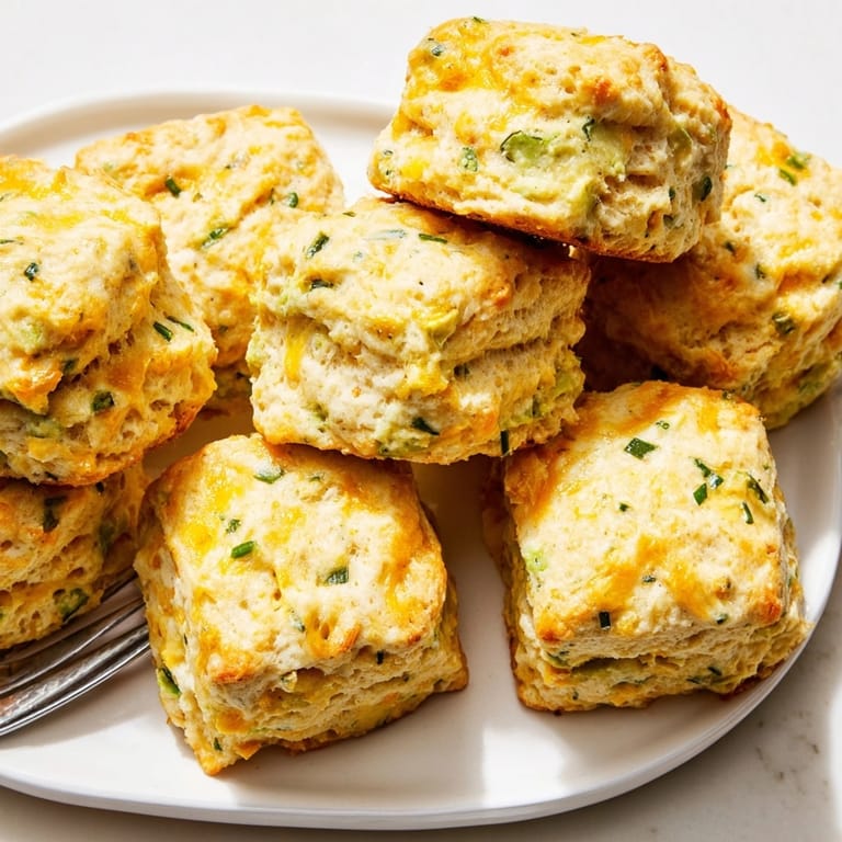 Homemade Avocado Cheddar Breakfast Biscuits, buttery and rich; serve with hot coffee.