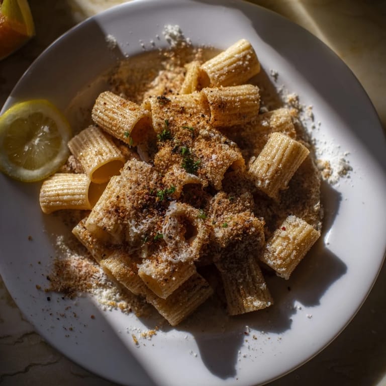 Enjoy the crunch: a plate of seasoned Spicy Lemon-Parmesan Pasta Chips, ideal for snacking.