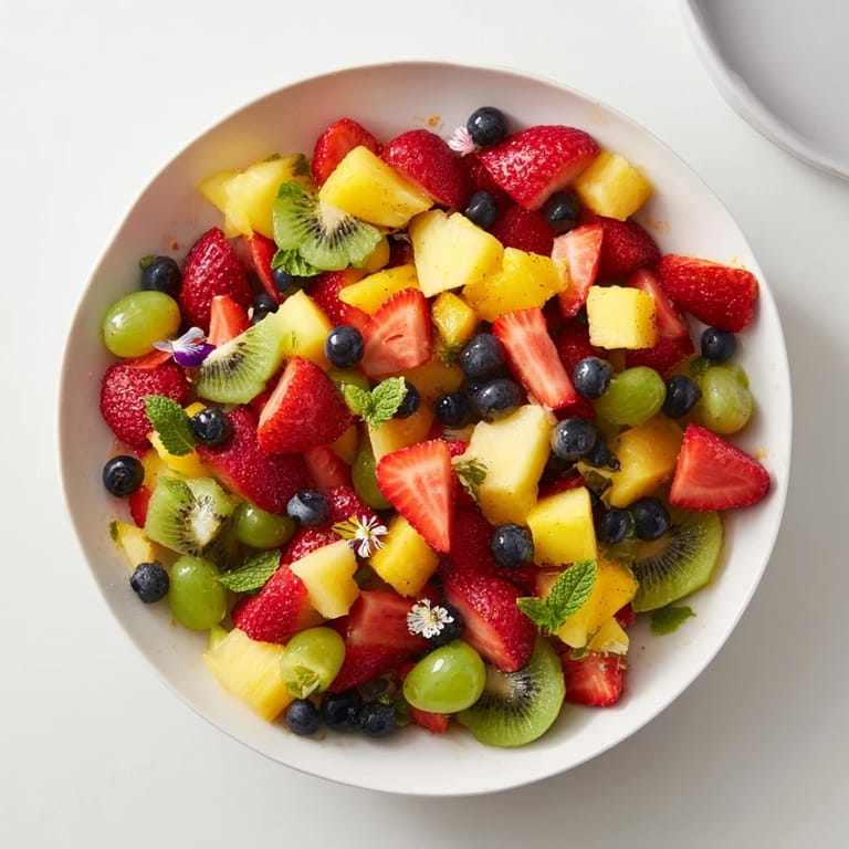 Imagine the fresh, delicious taste of our Festive Bow Fruit Medley with bright berries and juicy pineapple.