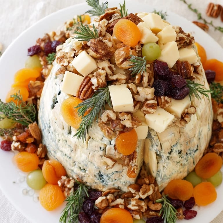 See the festive array of an Autumn Harvest Horn of Plenty, decorated with fresh herbs, ready for guests.