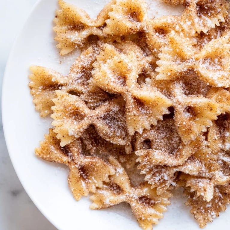 Sweet and savory Air Fryer Pasta Christmas Crack; imagine the delicious aroma of cinnamon and butter.