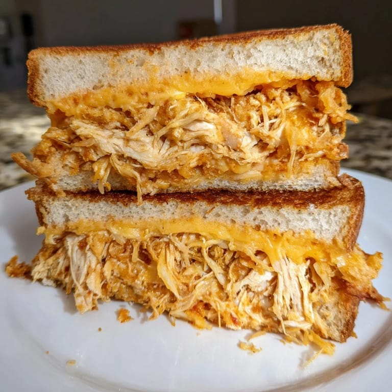 Imagine biting into a cheesy, golden Spicy Crispy Chicken Sandwich Grilled Cheese, packed with flavor.