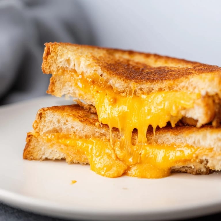 Savory, crispy Honey Chipotle Butter Grilled Cheese sandwich, perfect with tomato soup on a cold day.