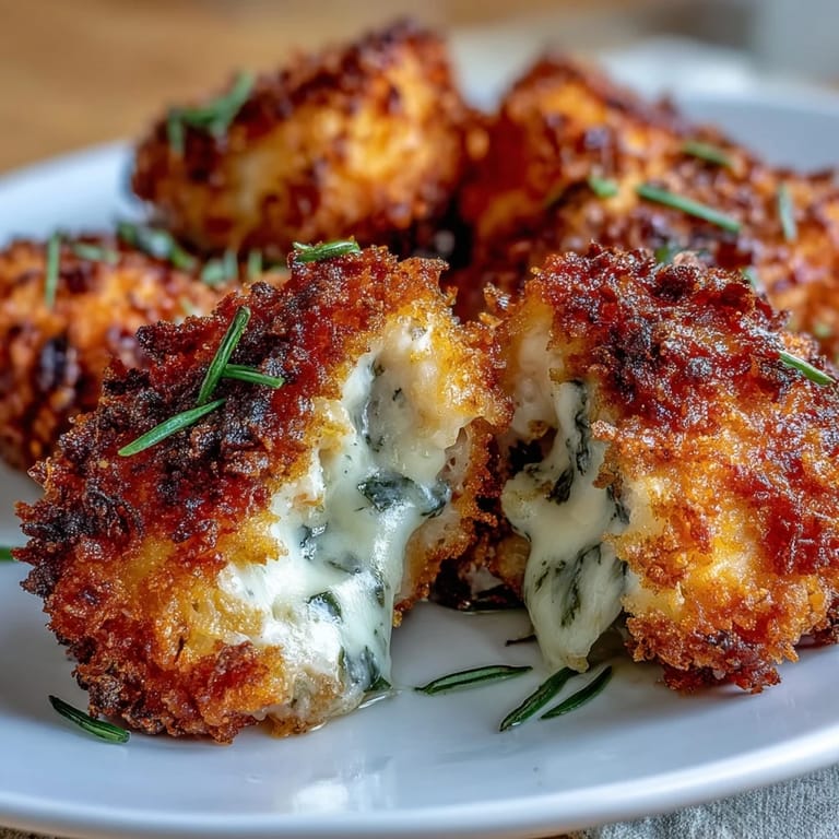 Oven-baked Asiago Panko Chicken Bites with a savory cheese crust, golden brown and ready for dipping or snacking.