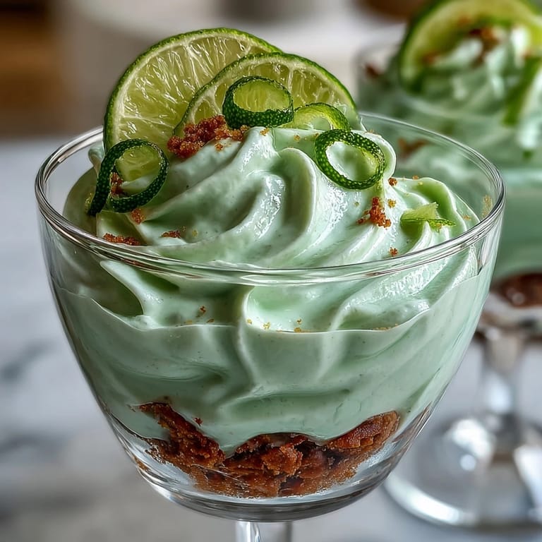 Light and airy lemon mousse with a golden shortbread crumble base — perfect for a bright, citrusy treat.