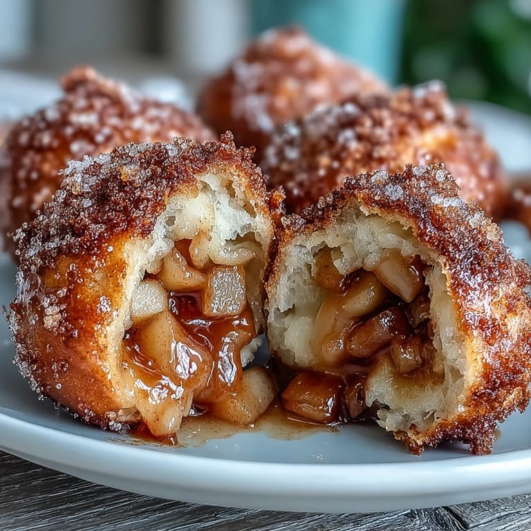 Gooey apple filling hugs these soft cinnamon pretzel bites.
